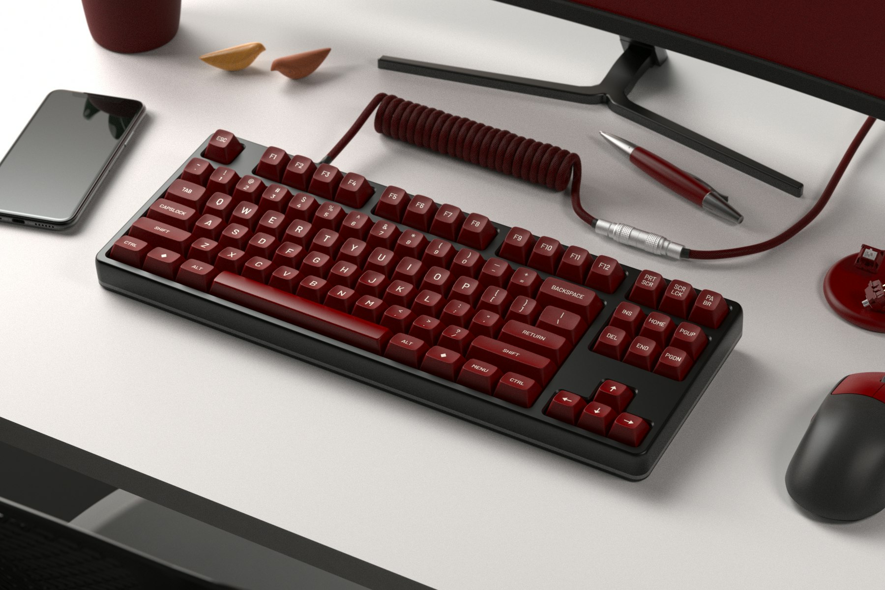 Drop MT3 Garnet Keycap Set | Mechanical Keyboards | Keycaps